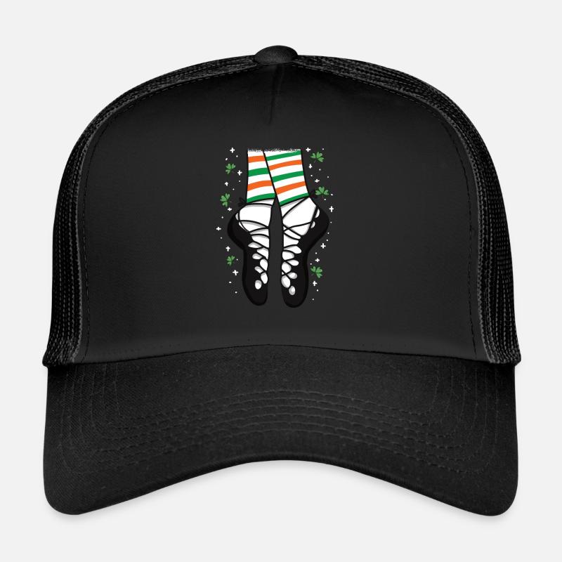 Cartoon Ghillies Irish Dance Gift Trucker Cap