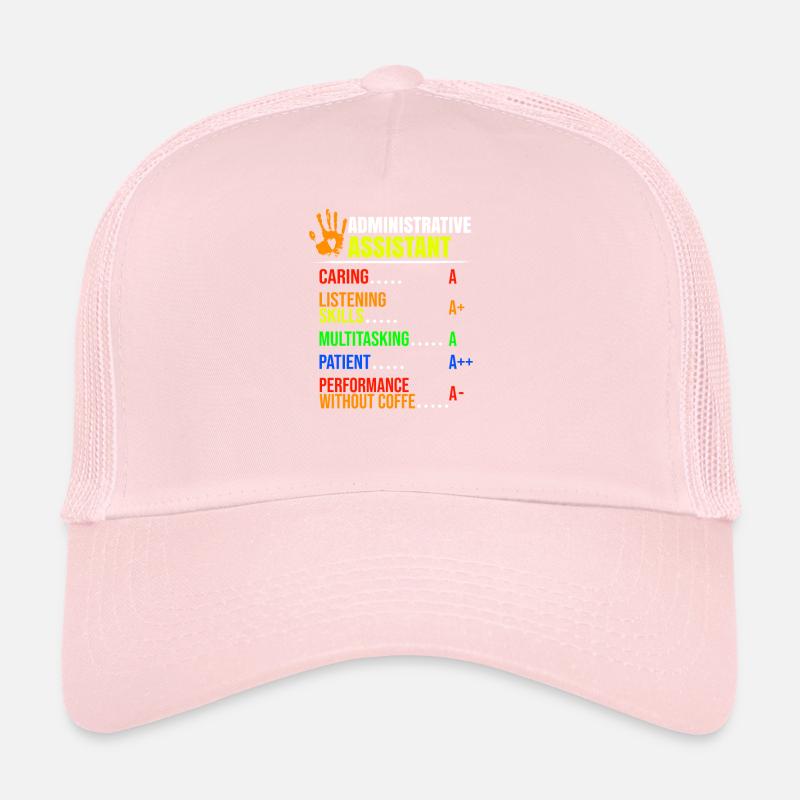 Assistante administrative Certificat Cadeau drôle Casquette trucker 