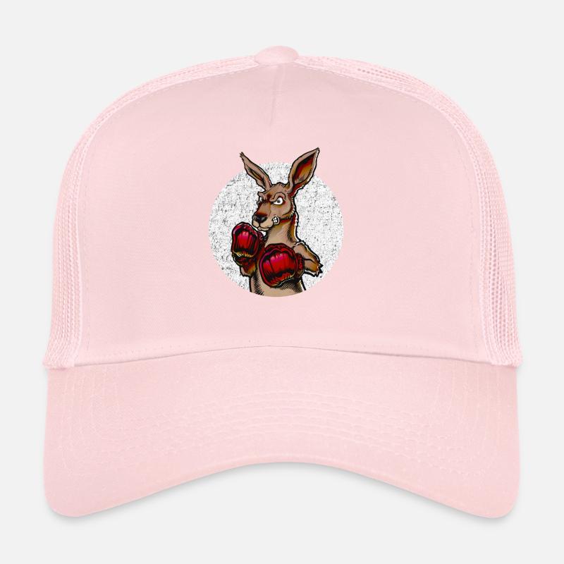 Boxer kangaroo for martial artists Trucker Cap