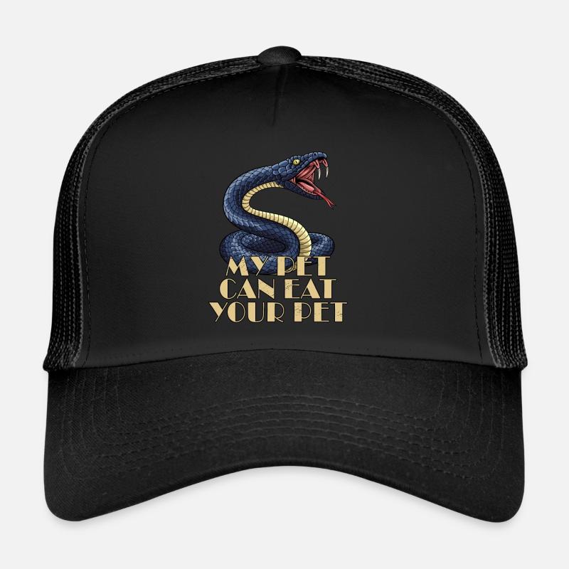Serpents, animaux de compagnie, serpents, amants Casquette trucker 
