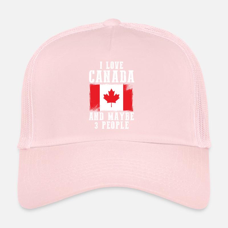 Drapeau du Canada Drapeau Casquette trucker 