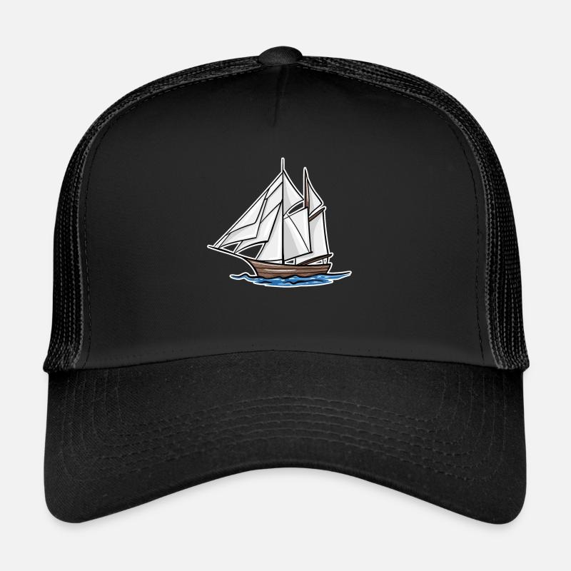 Boat - Trucker Cap - black/black