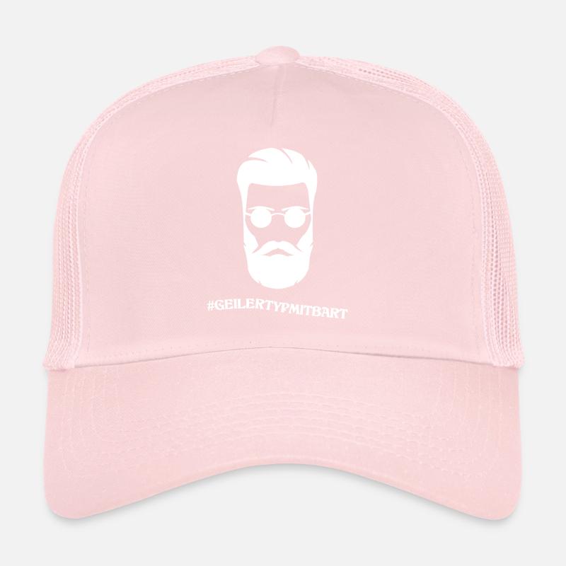 Geiler Typ mit Bart Trucker Cap