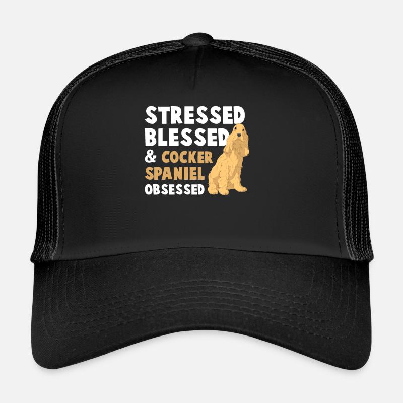 Cocker Spaniel Casquette trucker 