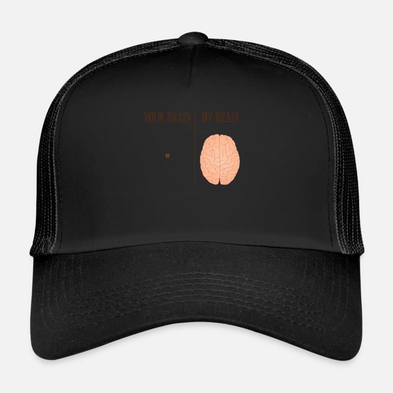 Your brain, my brain Trucker Cap
