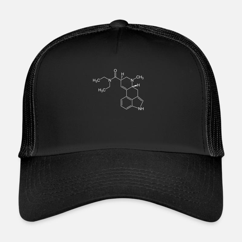 Techno Rave Festival Synth Party Emma Glitch - Trucker Cap - Schwarz/Schwarz