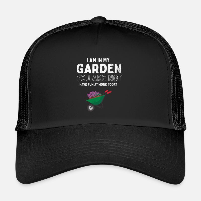 Herren Gärtner Ruhestand Geschenk Ich bin in meinem Garten Trucker Cap