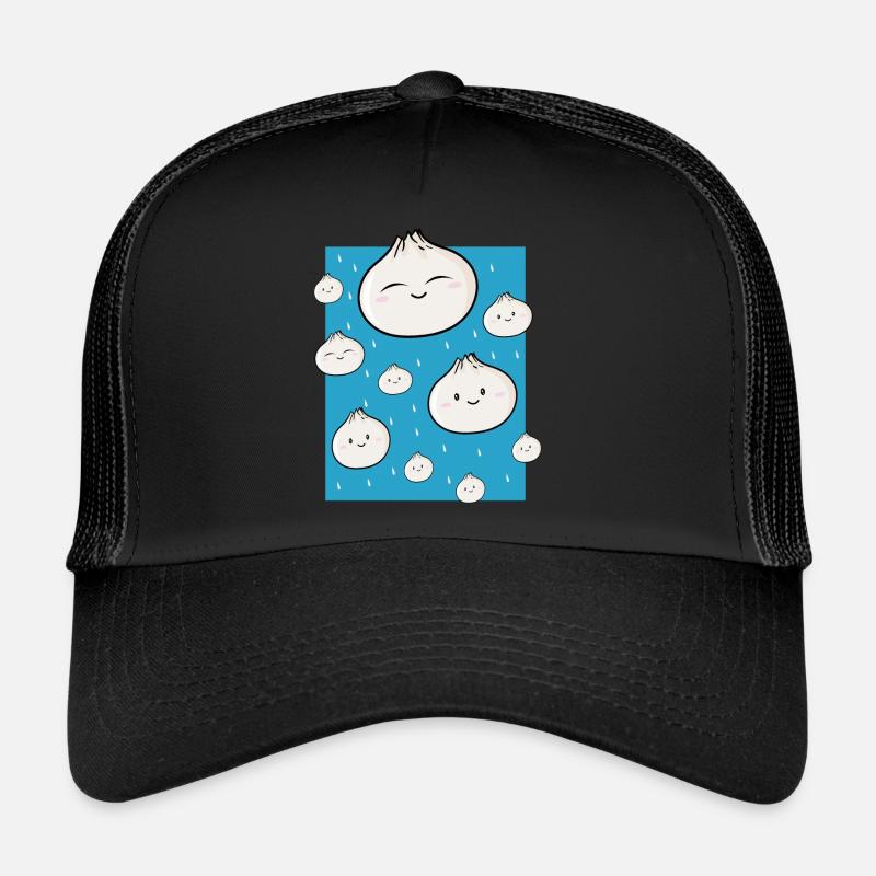 Dumplings Regen - Trucker Cap - Schwarz/Schwarz