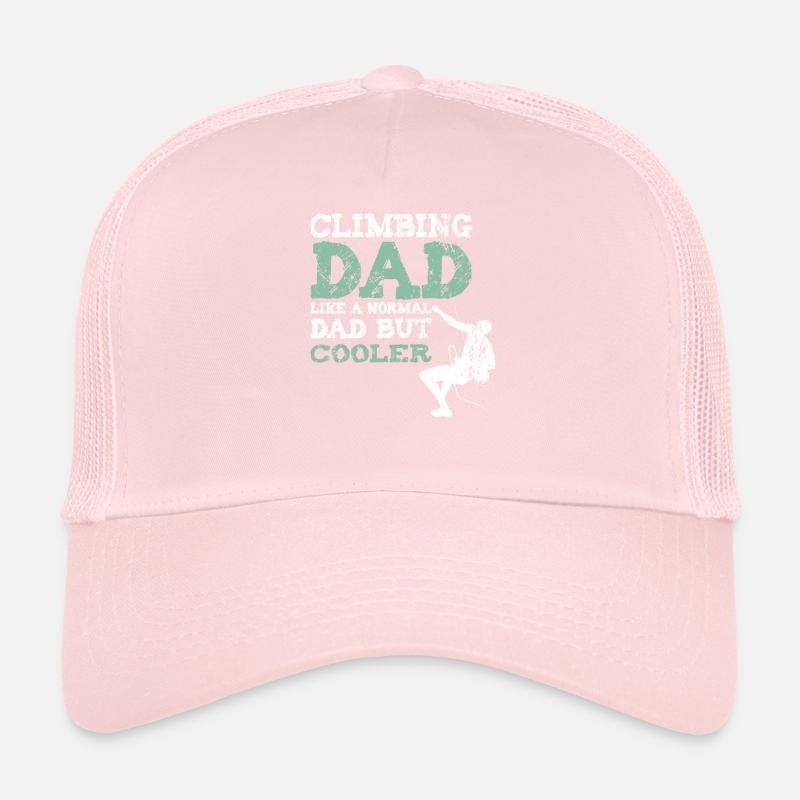 Climbing Dad Rock Climbing Dad Mountaineering Father Trucker Cap