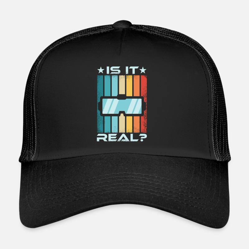 Rétro Virtual Reality VR Gaming Cadeau Casquette trucker 