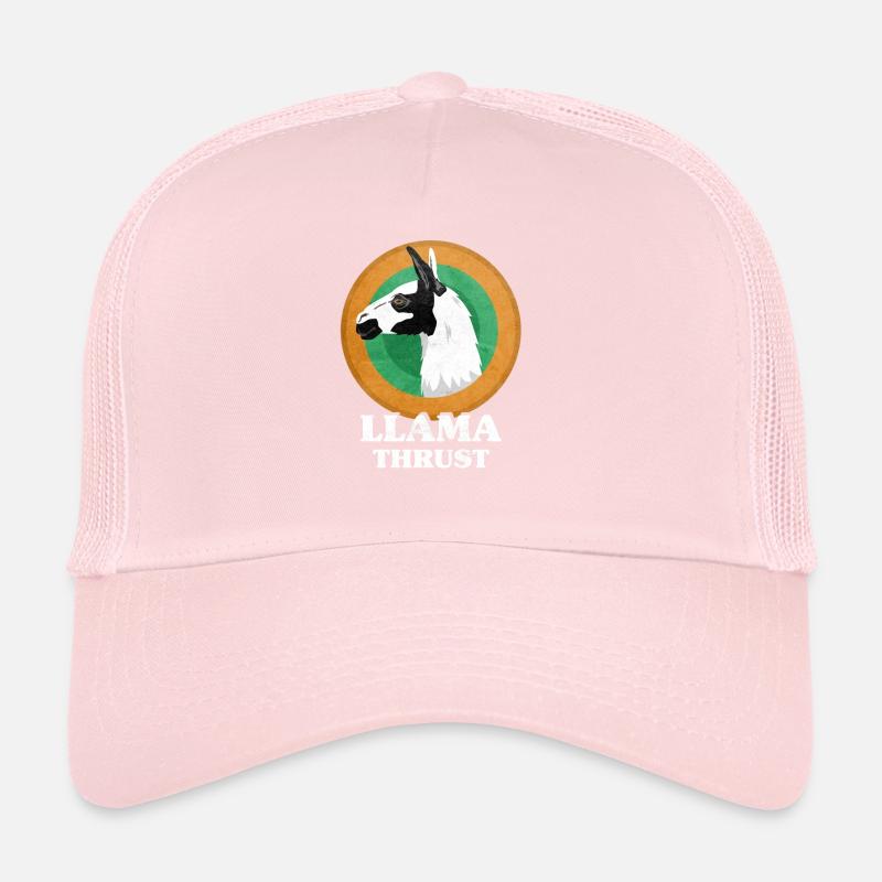 Llamathrust Llama Lama Thrust Trucker Cap