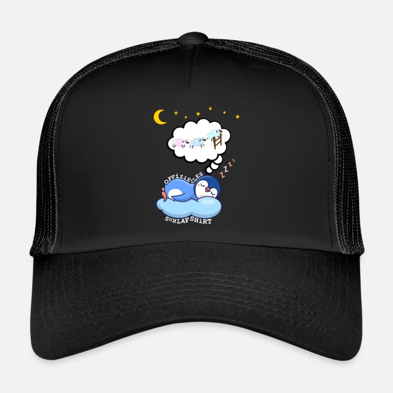 Official Sleep Shirt Penguin Sheep Count Trucker Cap
