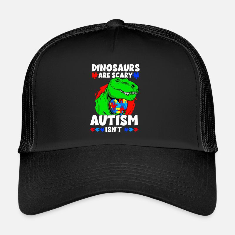Autism Awareness - Trucker Cap - black/black