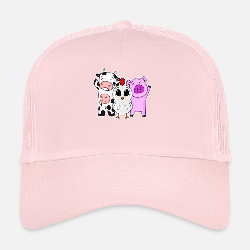 Cute Farm Animals Trucker Cap