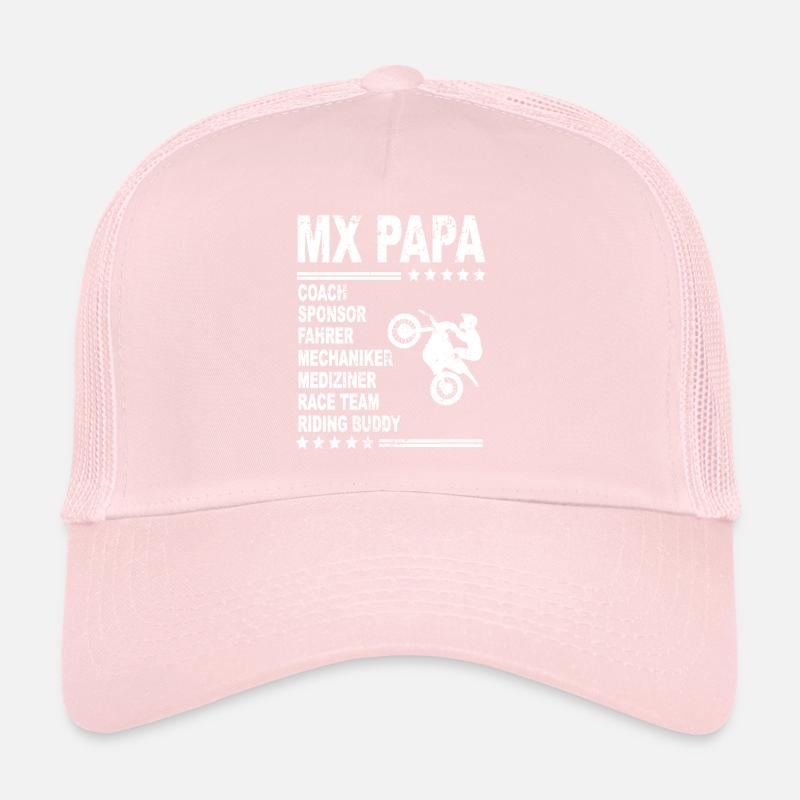 MX Dad Motocross Dad Gift Trucker Cap