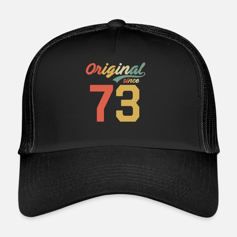 49th Birthday Original Retro Gift 1973 Trucker Cap