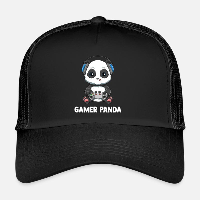 Mignon gamer Panda Casquette trucker 