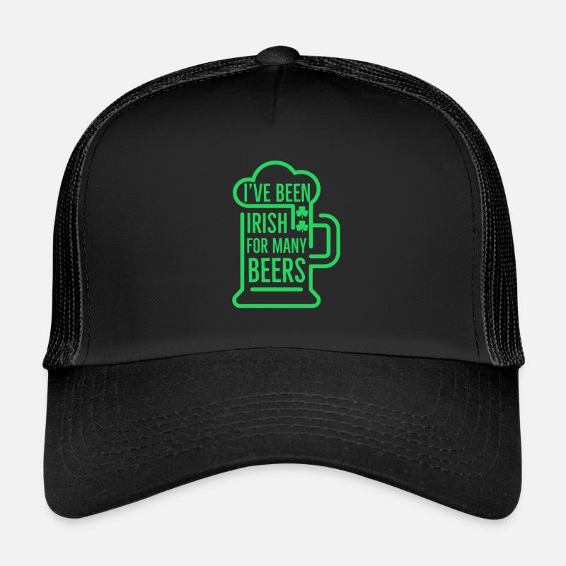 St Patricks Day, St Patricks Day, St Patricks Day - Trucker Cap - Schwarz/Schwarz