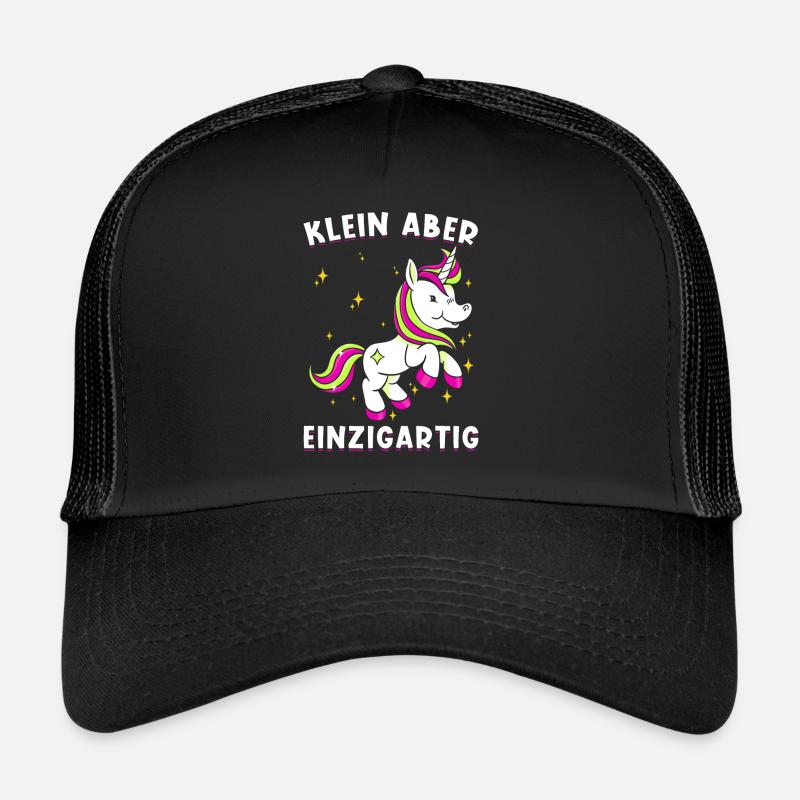 Einhorn Spruch Klein aber einzigartig Trucker Cap