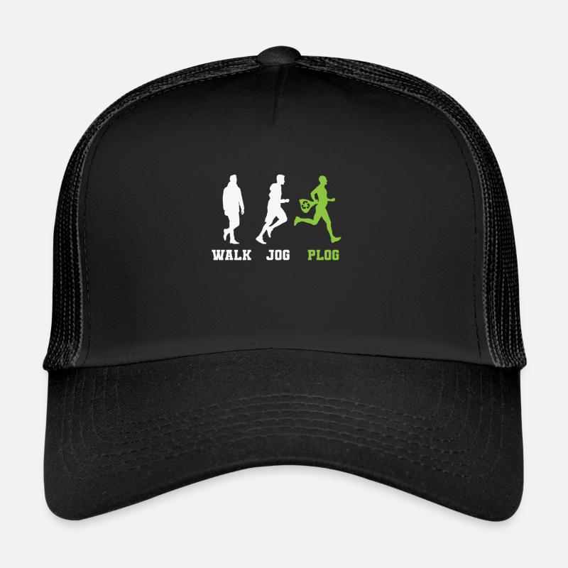 Walk Jog Plog Plogging Casquette trucker 