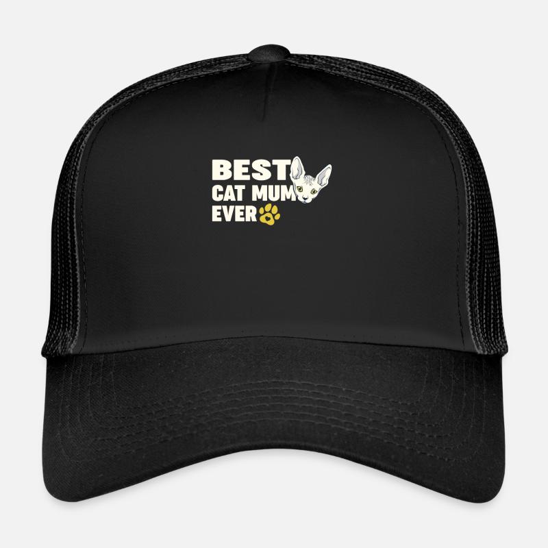 Sphynx chat Chat Cat Chat nu gothique rengaine Casquette trucker 