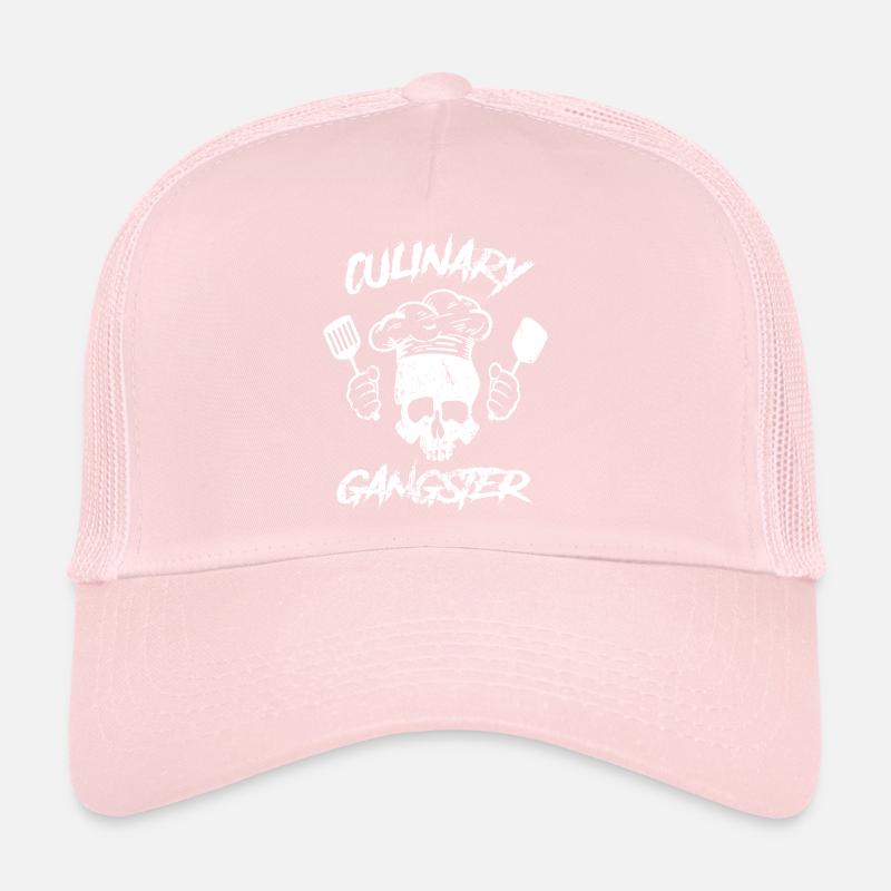 Culinary Gangster Tête de mort - Chef bbq chef cuisinier Casquette trucker 