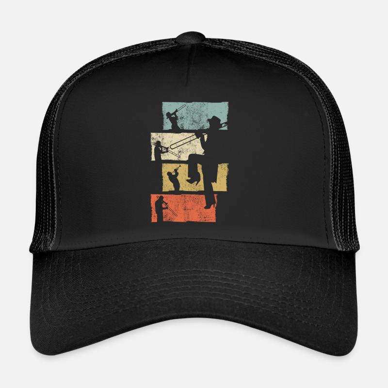 Posaune Musikinstrument Trucker Cap