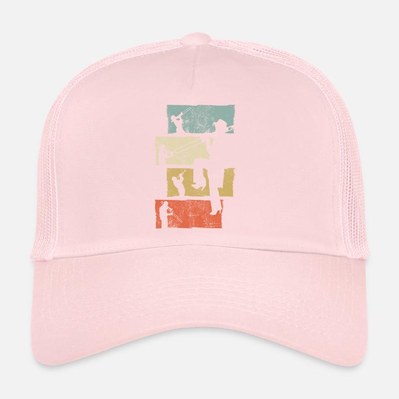 Trombone Musical Instrument Trucker Cap
