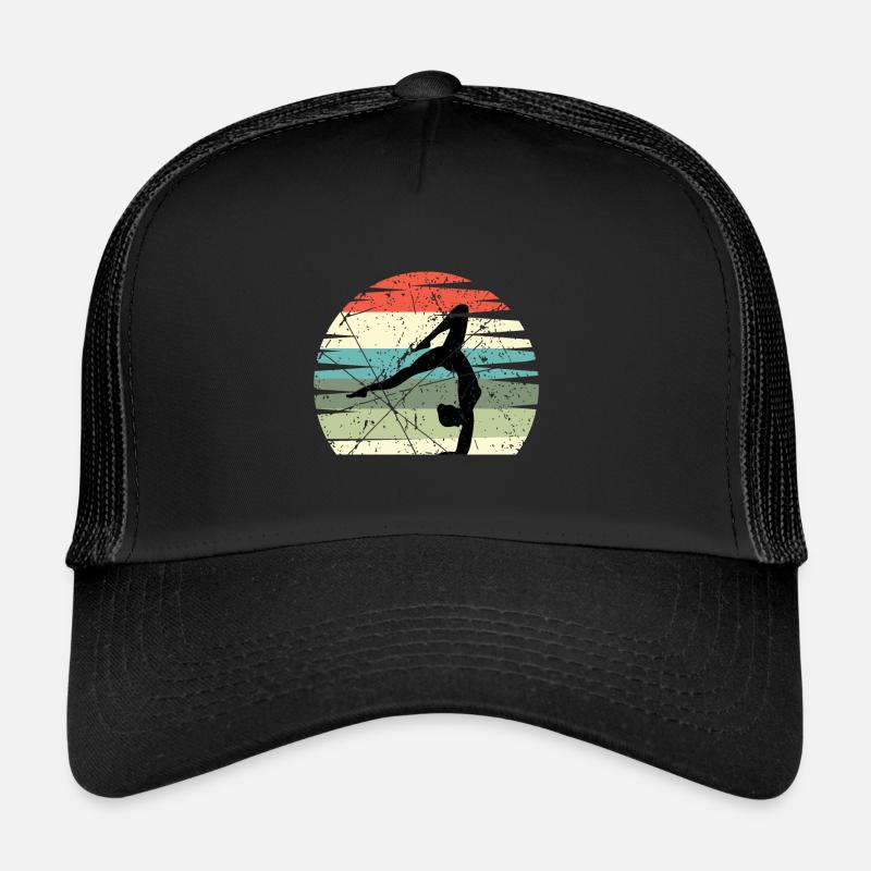 Gymnastik Mädchen - Trucker Cap - Schwarz/Schwarz