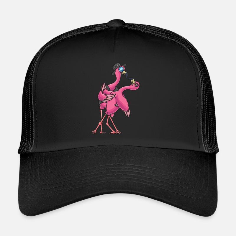 Flamenco Dancing Flamingo Gift Trucker Cap