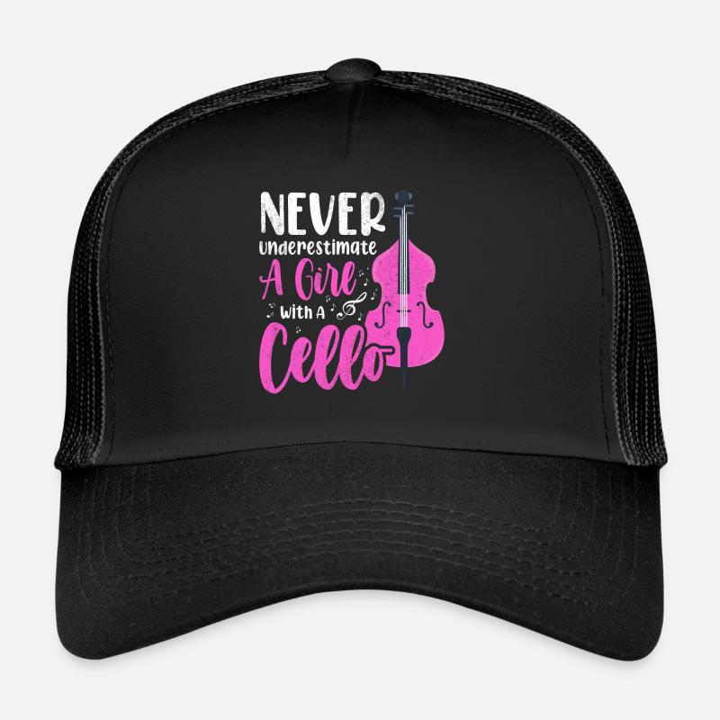 Violoncelle violoncelliste Casquette trucker 