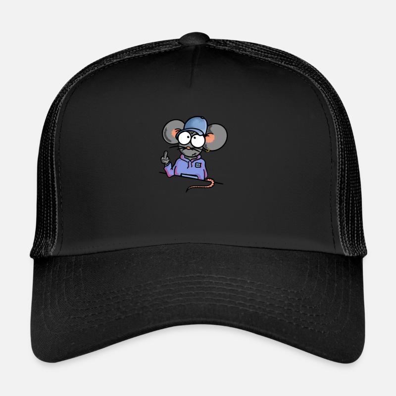 Mouse shows middle finger Trucker Cap