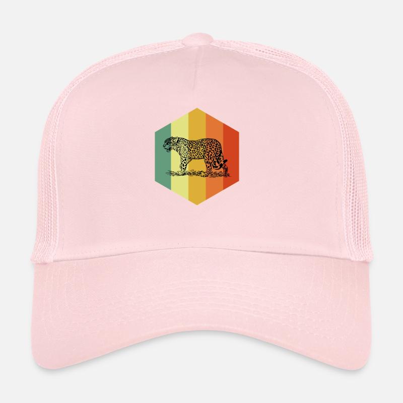 LEOPARD Retro Leopard Tshirt Casquette trucker 