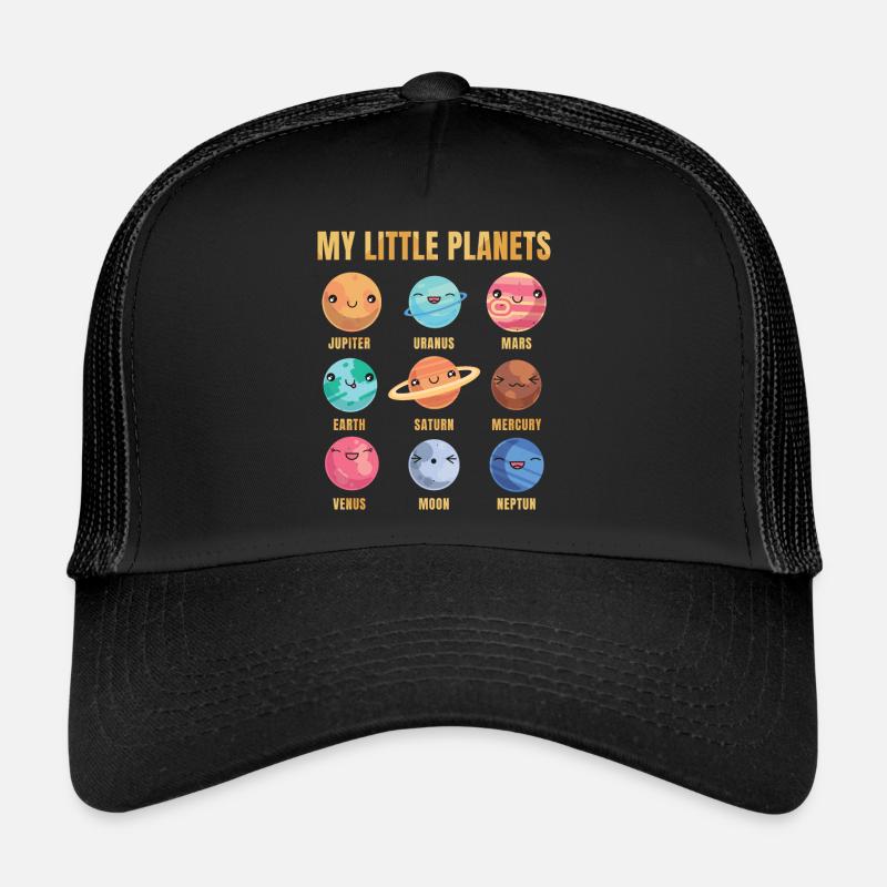 Solar System - Cute Planets - Planet - Galaxy Casquette trucker 