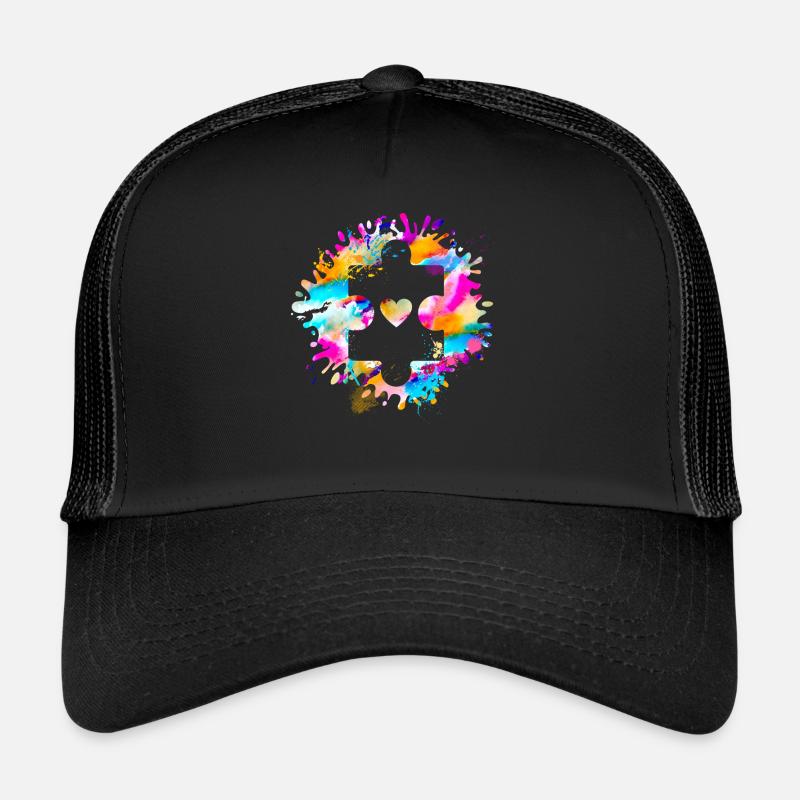 Autismus-Puzzle Autismus Bewusstseins Tag Trucker Cap