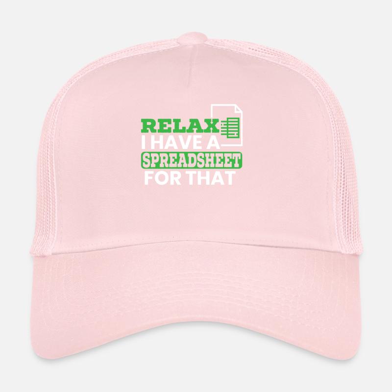 Relax J’ai une feuille de calcul pour ce CPA comptable Casquette trucker 