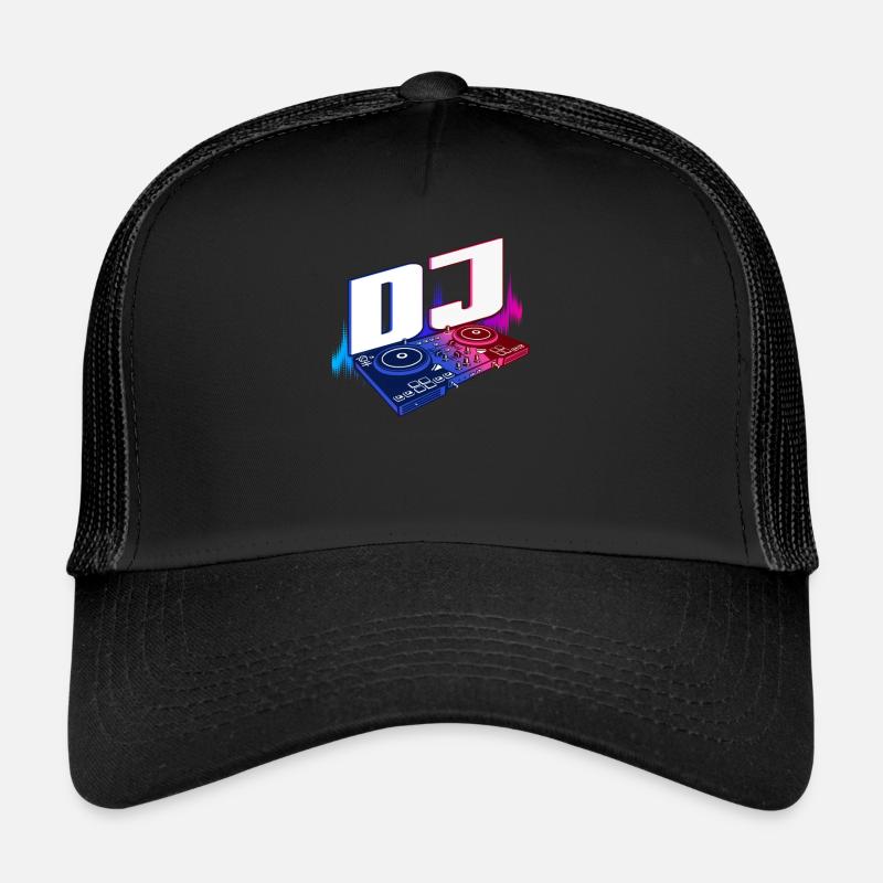 DJ DJ Disco Deejay Turntable cadeau Casquette trucker 