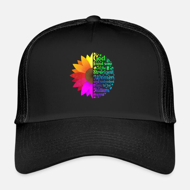 Autism Awareness - Trucker Cap - black/black