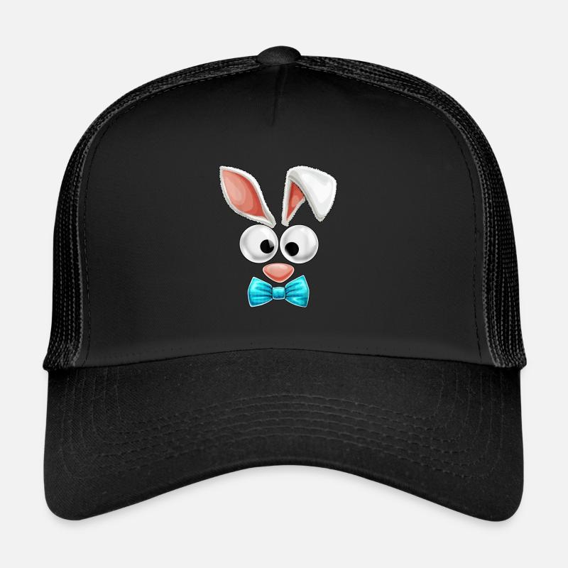 Pâques Joyeuses Pâques Œufs de Pâques Lapin Oreilles Casquette trucker 