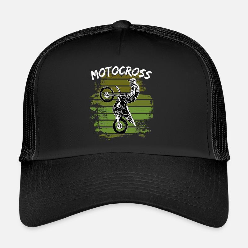 Motocross Design Enduro / Geschenkidee / MX Retro Trucker Cap