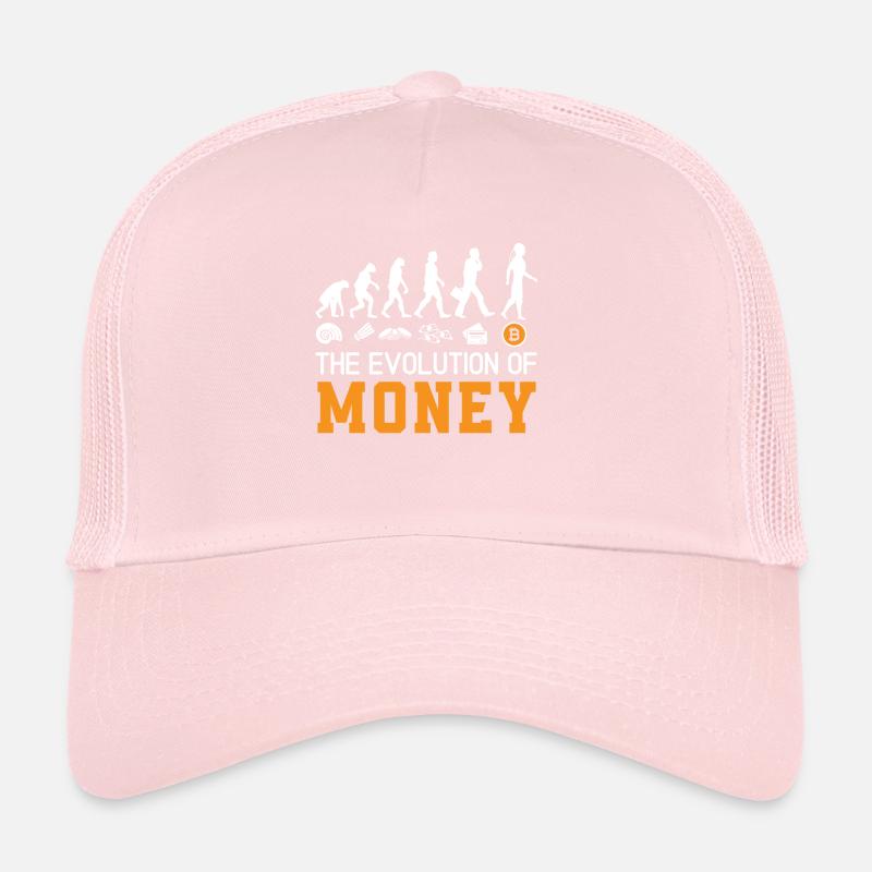 L’évolution de l’argent Crypto-monnaie Bitcoin Casquette trucker 