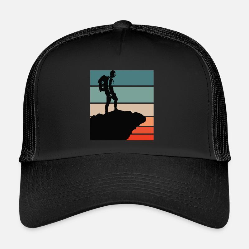 Hiking - Casquette trucker  - noir/noir