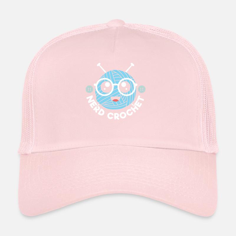 Nerd häkeln Garn Sammler Häkeln stricken Trucker Cap