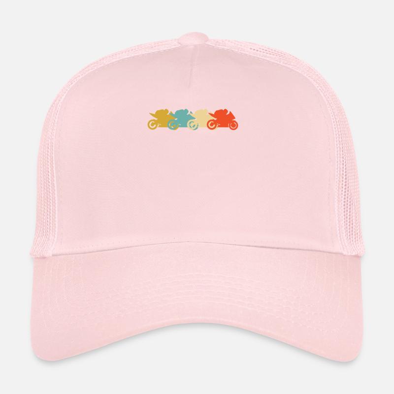Courses de moto sur route Casquette trucker 