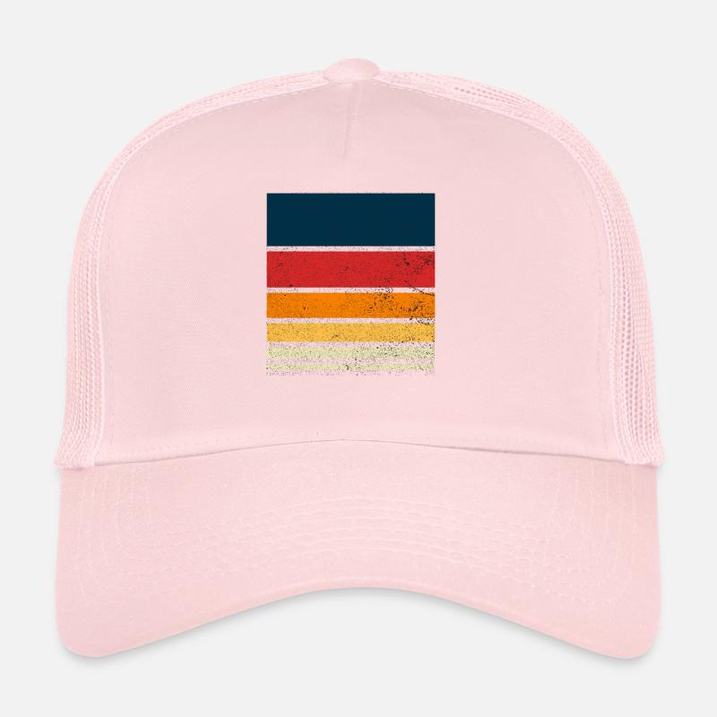 Personnalisation rétro arrière-plan Casquette trucker 