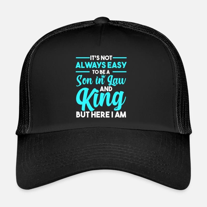 Son-in-law gift - Trucker Cap - black/black