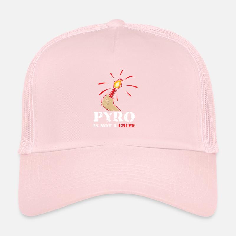 Pyro is no crime Pyrotechnik ist kein Verbrechen Trucker Cap