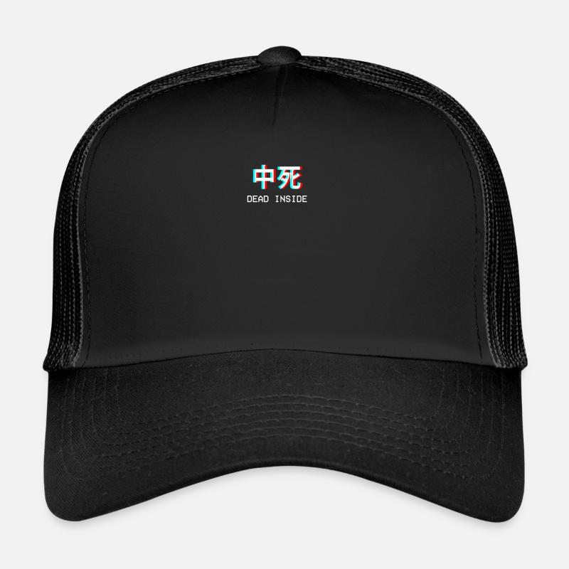 Dead Inside Japanese Vaporwave Aesthetic Geschenk Trucker Cap