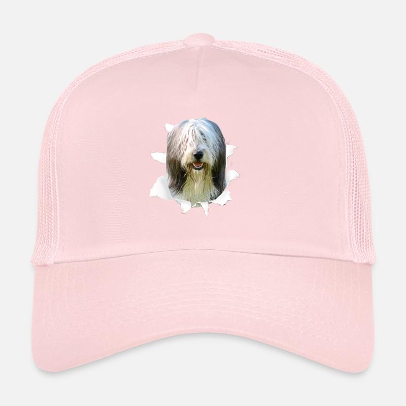 Bearded Collie - Bearded Collie Dog Trucker Cap