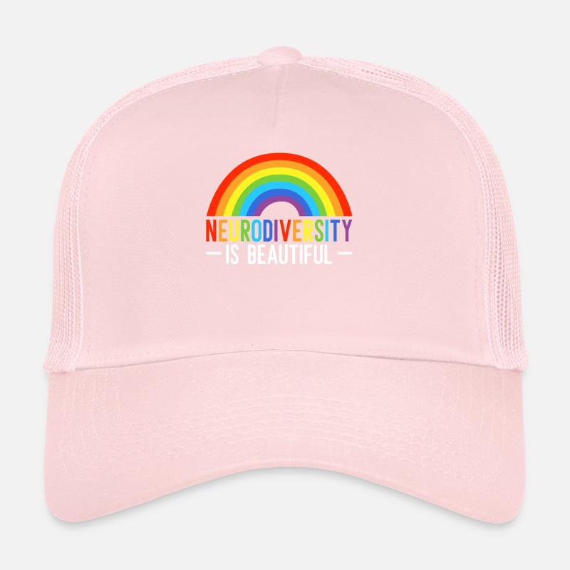 Neurodiversité est belle infinity rainbow TDAH Casquette trucker 